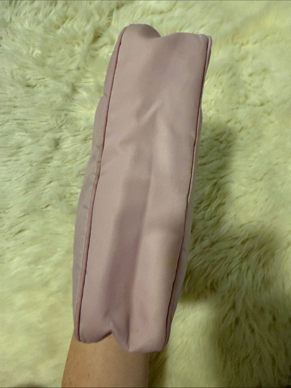 Prada Lilac Nylon Shoulder Baguette Bag - Picture 6 of 12